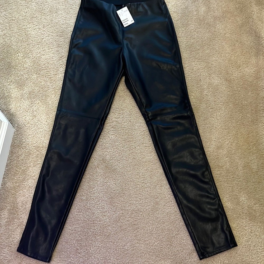 Faux Leather Pants
